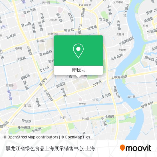 黑龙江省绿色食品上海展示销售中心地图