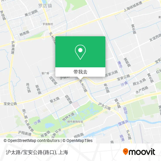 沪太路/宝安公路(路口)地图