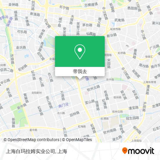 上海白玛拉姆实业公司地图