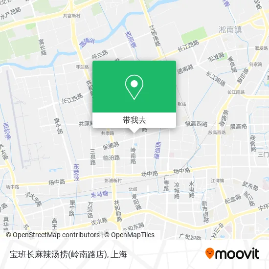 宝班长麻辣汤捞(岭南路店)地图