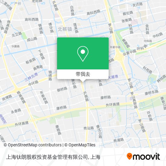 上海钛朗股权投资基金管理有限公司地图