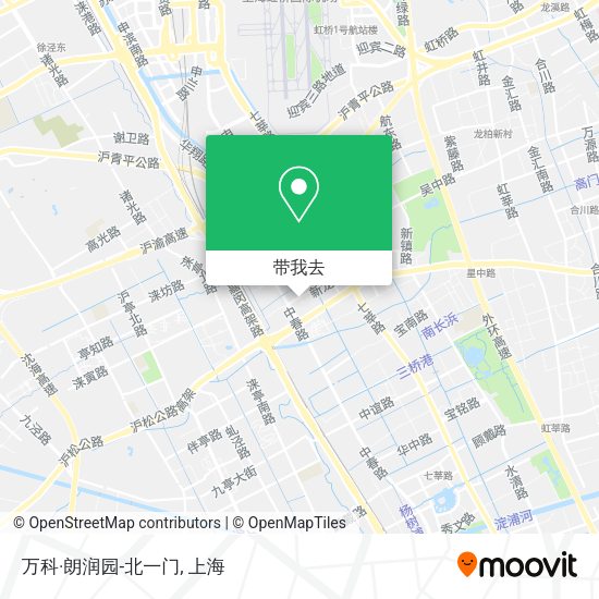 万科·朗润园-北一门地图