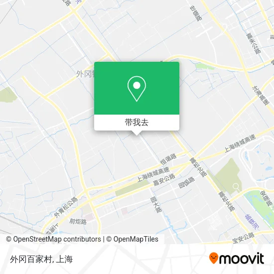 外冈百家村地图