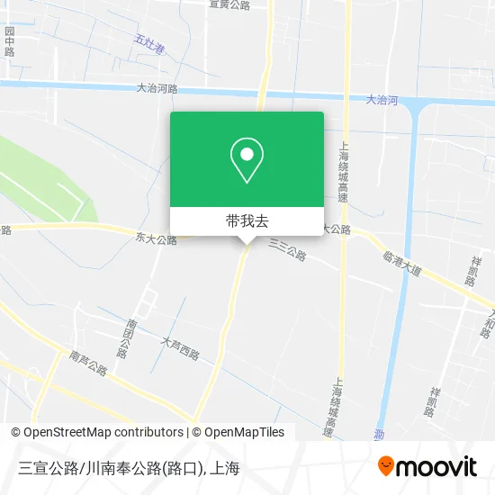三宣公路/川南奉公路(路口)地图