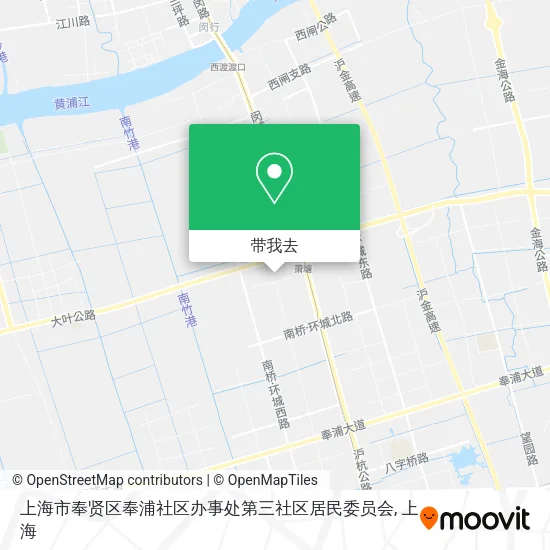 上海市奉贤区奉浦社区办事处第三社区居民委员会地图