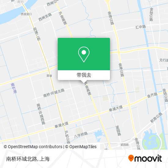 南桥环城北路地图