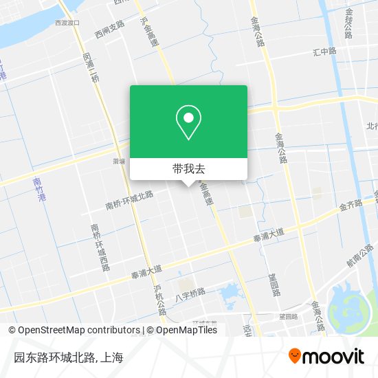 园东路环城北路地图