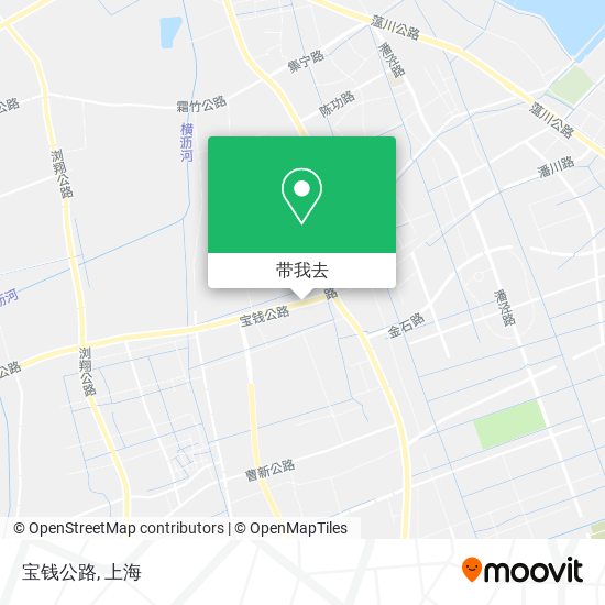 宝钱公路地图