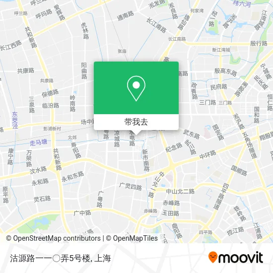 沽源路一一〇弄5号楼地图