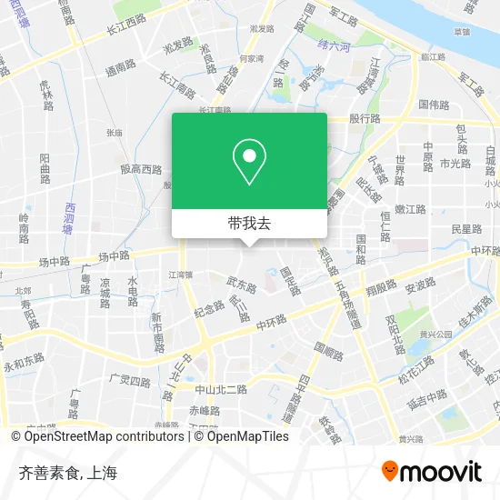 齐善素食地图