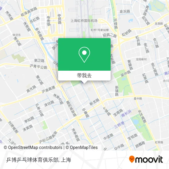 乒博乒乓球体育俱乐部地图