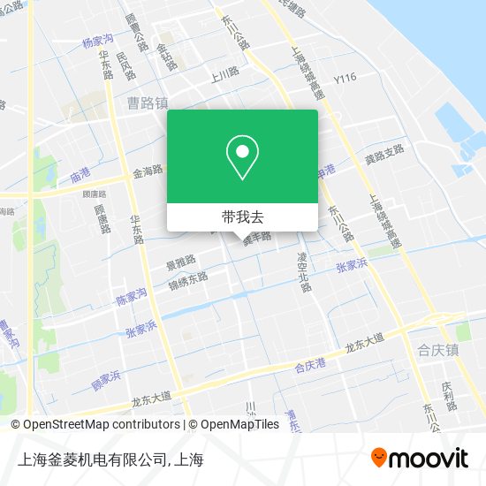 上海釜菱机电有限公司地图