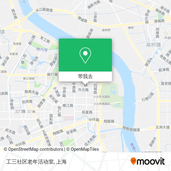工三社区老年活动室地图