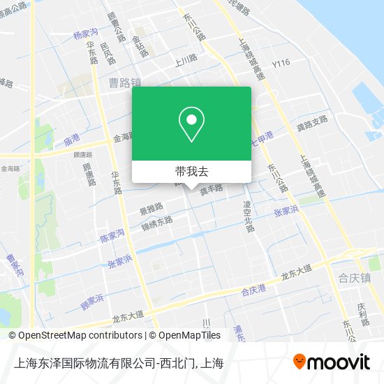 上海东泽国际物流有限公司-西北门地图