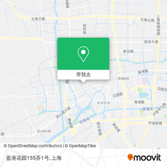 盈港花园155弄1号地图