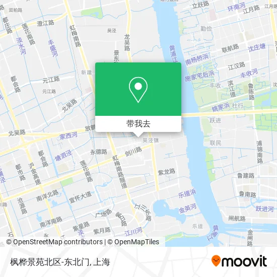 枫桦景苑北区-东北门地图