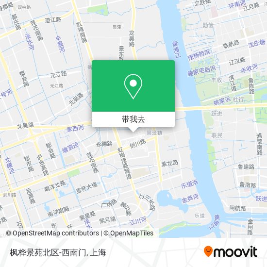 枫桦景苑北区-西南门地图