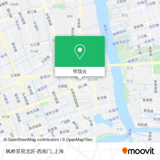 枫桦景苑北区-西南门地图