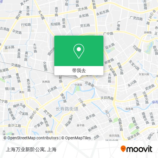 上海万业新阶公寓地图