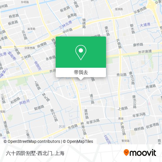 六十四阶别墅-西北门地图