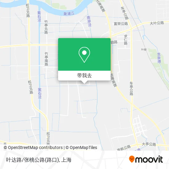 叶达路/张桃公路(路口)地图