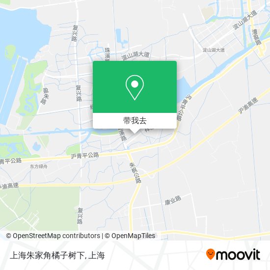 上海朱家角橘子树下地图