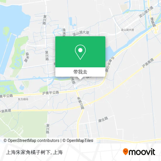上海朱家角橘子树下地图
