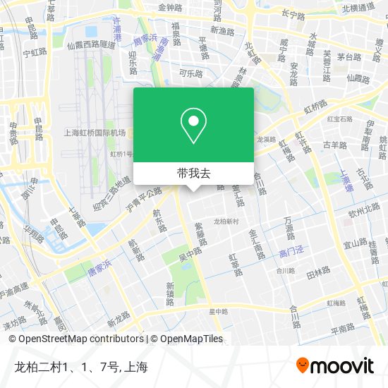 龙柏二村1、1、7号地图