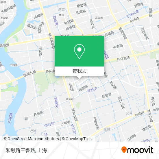 和融路三鲁路地图