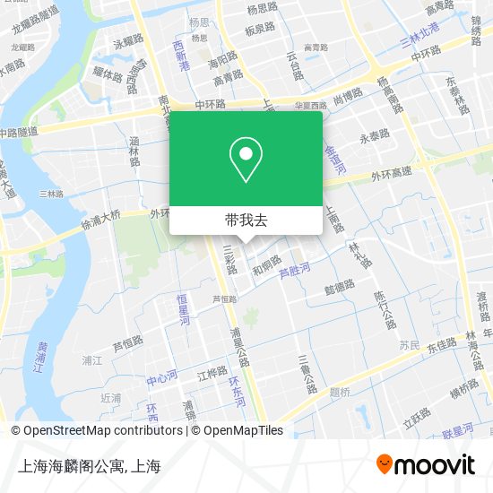 上海海麟阁公寓地图