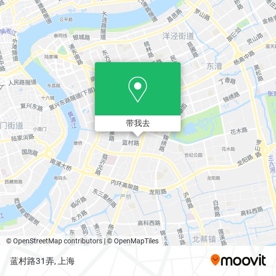 蓝村路31弄地图