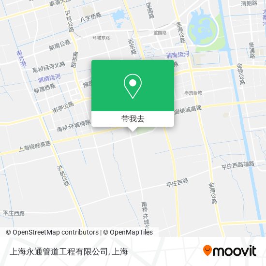 上海永通管道工程有限公司地图