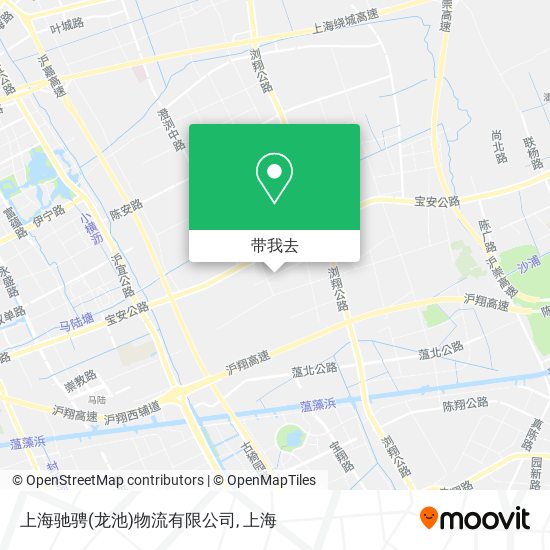 上海驰骋(龙池)物流有限公司地图