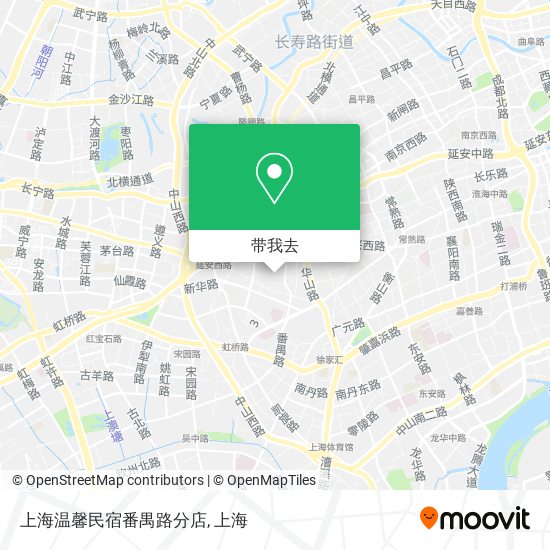 上海温馨民宿番禺路分店地图