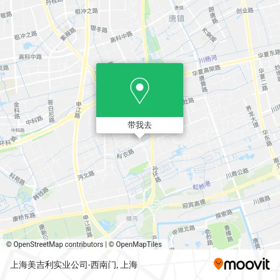 上海美吉利实业公司-西南门地图
