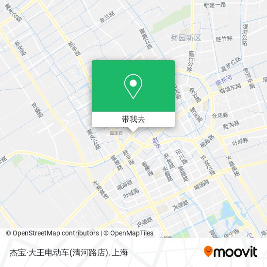 杰宝·大王电动车(清河路店)地图