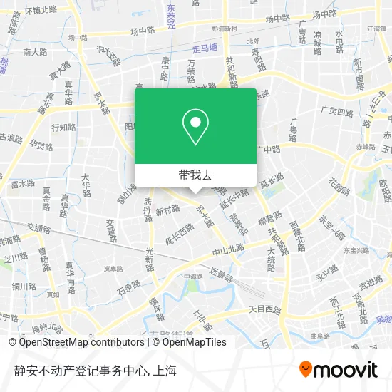 静安不动产登记事务中心地图