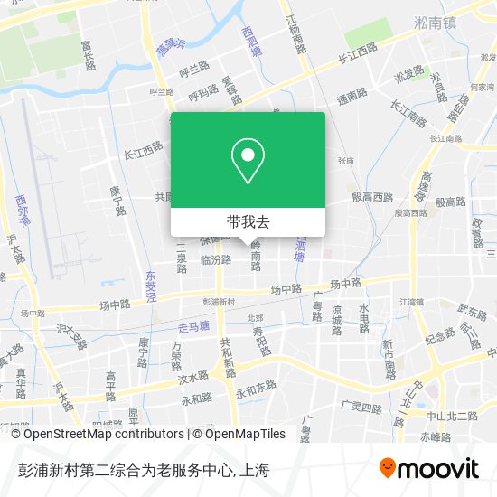 彭浦新村第二综合为老服务中心地图