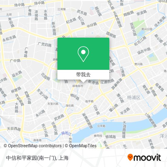中信和平家园(南一门)地图
