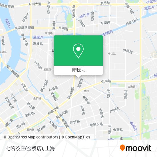 七碗茶庄(金桥店)地图