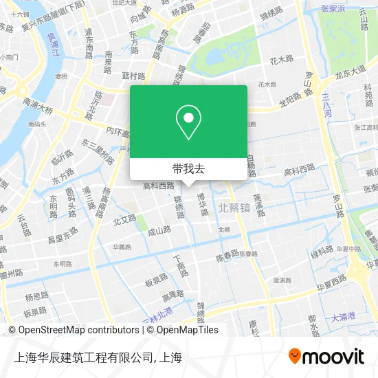 上海华辰建筑工程有限公司地图