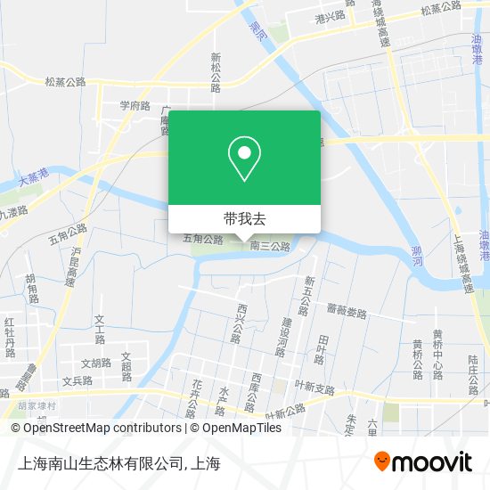 上海南山生态林有限公司地图