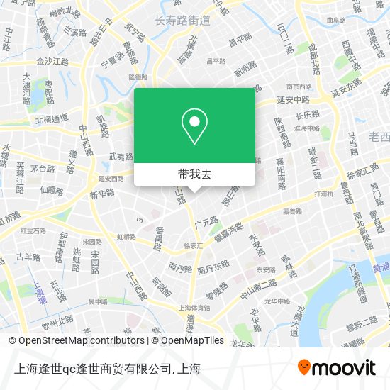 上海逢世qc逢世商贸有限公司地图