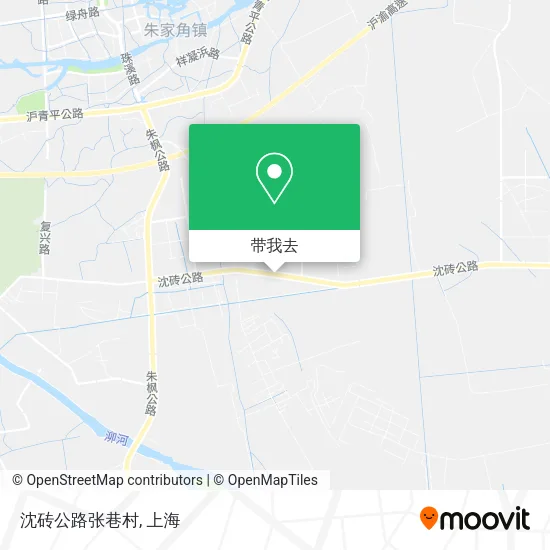 沈砖公路张巷村地图