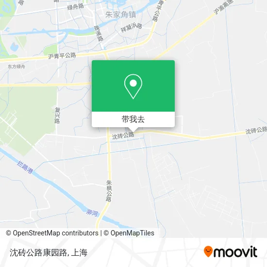 沈砖公路康园路地图