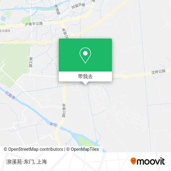 泖溪苑-东门地图