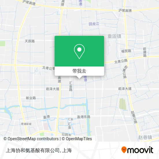 上海协和氨基酸有限公司地图