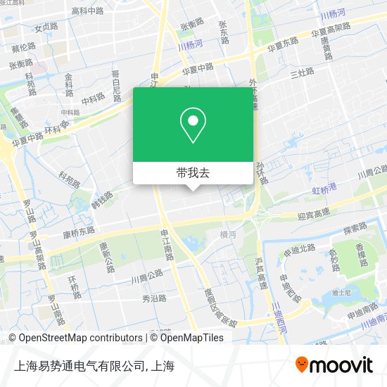 上海易势通电气有限公司地图