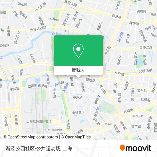 新泾公园社区-公共运动场地图