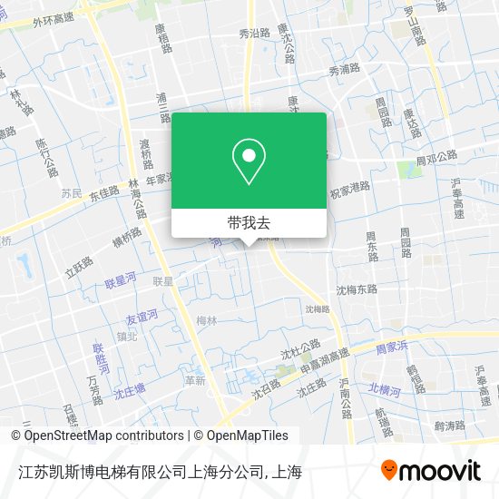 江苏凯斯博电梯有限公司上海分公司地图